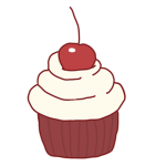 -Red velvet cupcake-