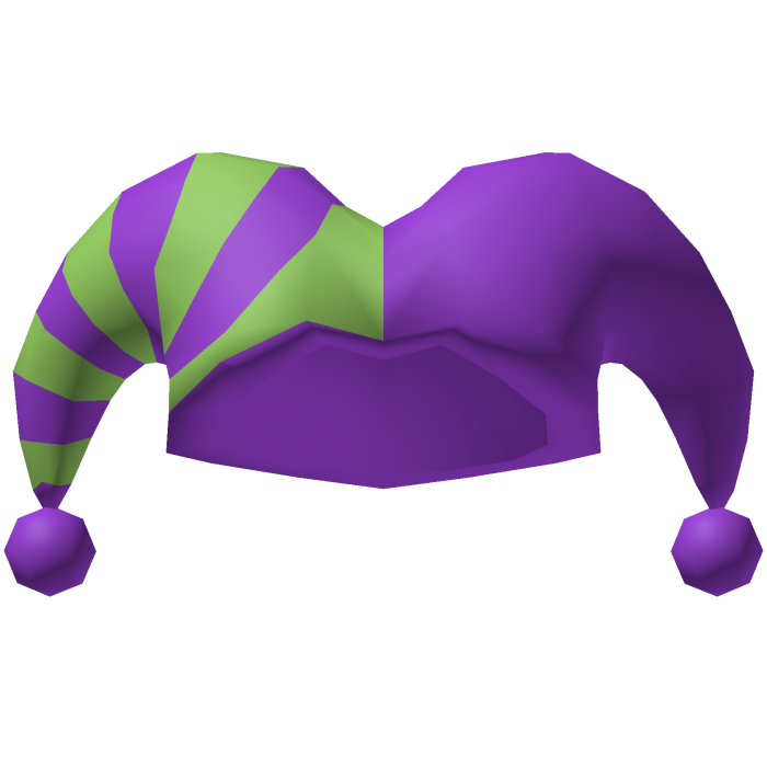 Halloween Purple and Green Jester Cap