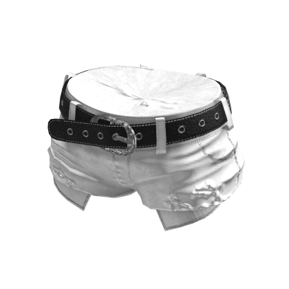 💜 Y2K Shorts Pants_White thumbnail