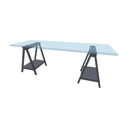 Easel glass table