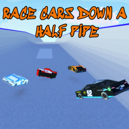 Slide Nascars down a halfpipe (UPDATE)