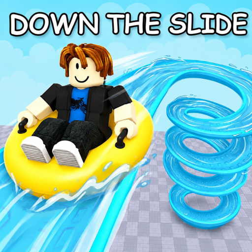 Waterslide Ride To The Beach!