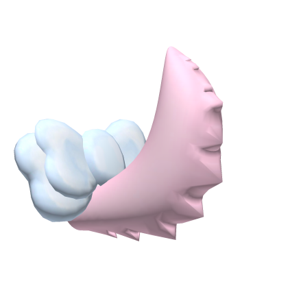 . ‿ ♡ little pink puppy tail with blue bow thumbnail