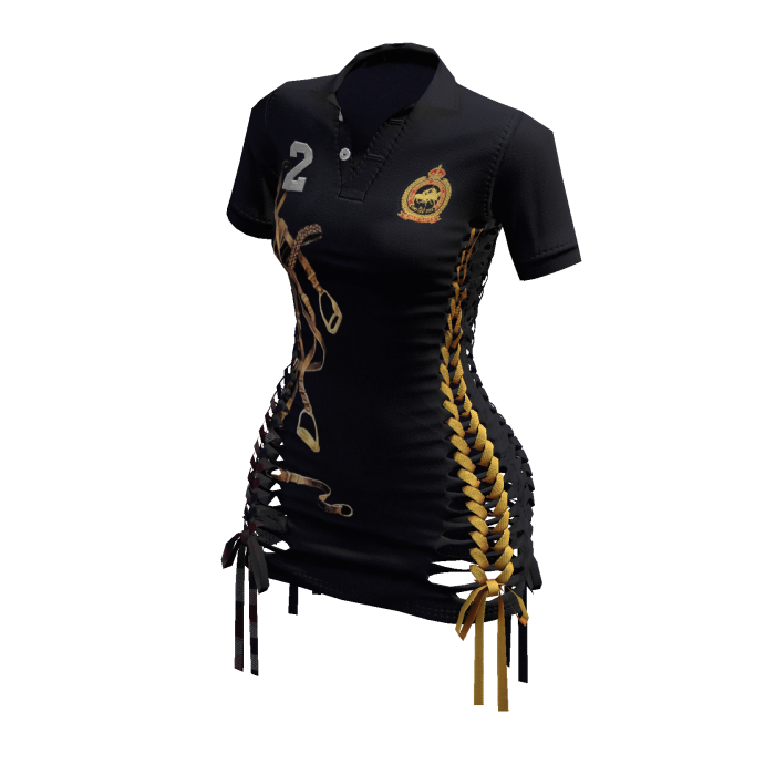Braided Cutout Polo Dress (Yacht Club)