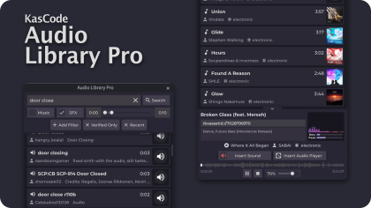Audio Library Pro - Advanced Music and SFX Search  preview 1