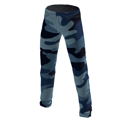 Military Naval Sea Blue Camo Cargo Pants Army Roblox Item Rolimon s