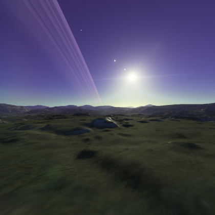 Ringed Planet Skybox