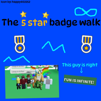 the 5 star badge walk (brainrot)