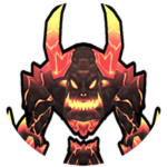 Defeated Magma Dread!