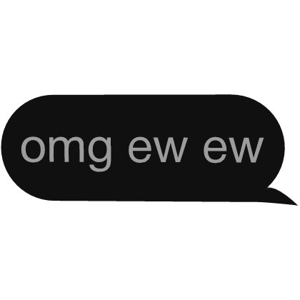 omg ew ew text Roblox item