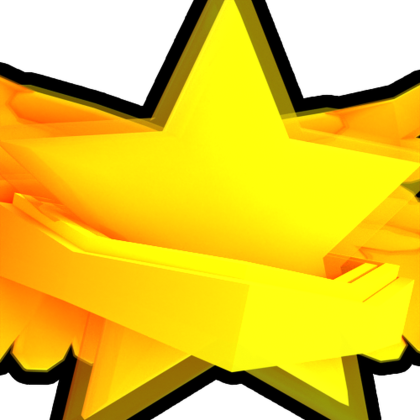 Gold Obsidian Star