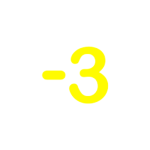 Negative 3