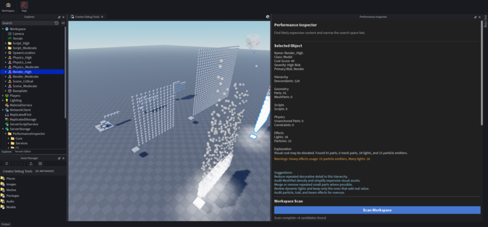 Performance Inspector (Scene Analysis Tool) preview 2