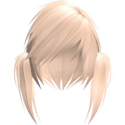 emo scene vkei blonde moe pigtails