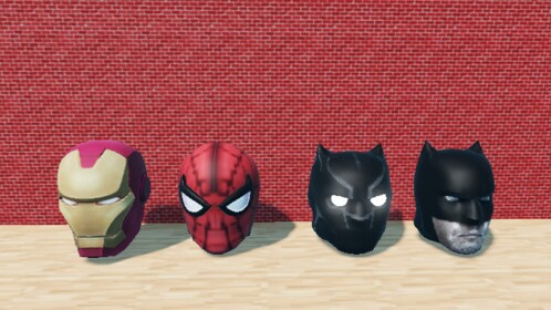 Escape Running Super Hero Head
