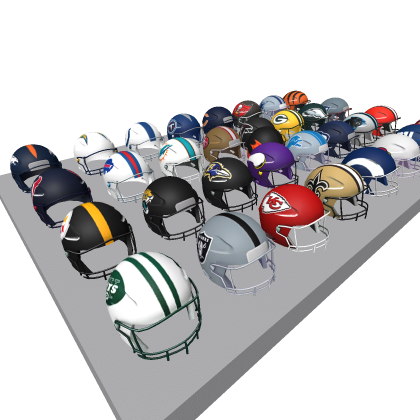 NFL Helmets 2018
