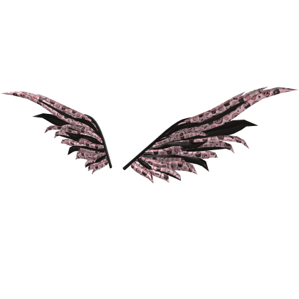 Creepy Pink Cupcakes Crow Wings Roblox item