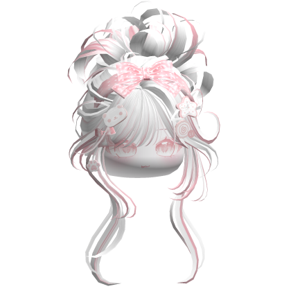 Igari Mori Kei Shoujo Bun (White&Pink) Roblox item