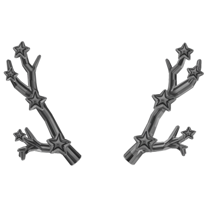 Chrome Star Antlers