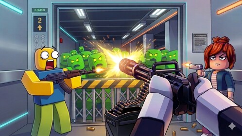 Shoot Zombies To Move Up