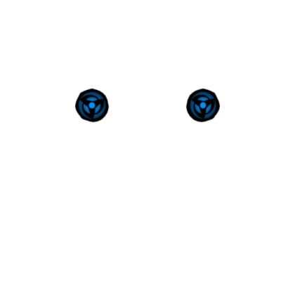 Blue Sharingan Eyes Roblox decal