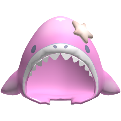 cute pink shark hood