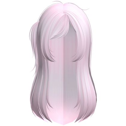 Light Pink Long Scene Doll Hair W/ Cowlick Roblox item