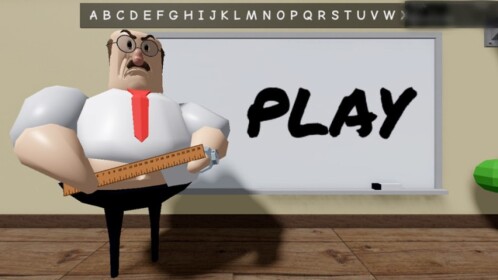 📃ESCAPE EVIL TEACHER OBBY!📏