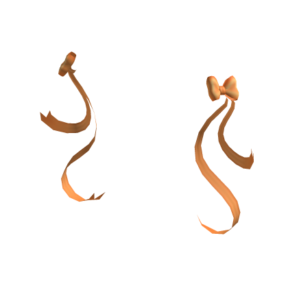 Wirst Ribbon Bows in Orange