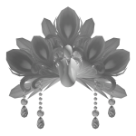 Bejeweled Swan Headdress