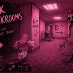 escape the pink backrooms mess