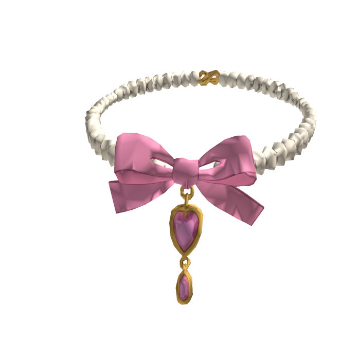 Pink cute necklace