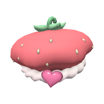 Mint Stem Strawberry Beret