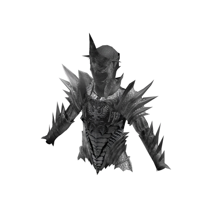 Medieval Divine Knight Full Armor Top Silver