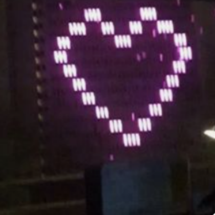 aesthetic heart on building Roblox decal