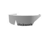 White Clockwork Shades