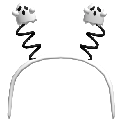 White Halloween Ghost Boppers 