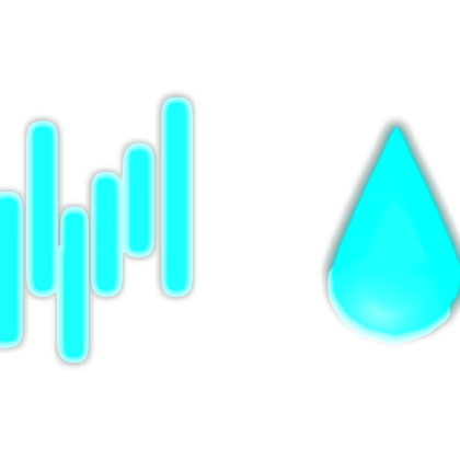 Emissive Glowing Anime Waterdrop