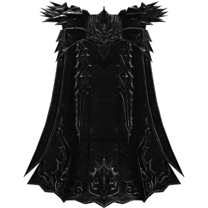 Black Royal Guardian Knight Cape