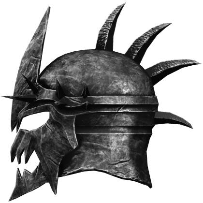 Silver Medieval Knight helmet