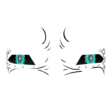 Rin Destoryer eyes addon Blue Lock (for man face) Roblox item