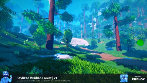 Stylized Viridian Mythical Forest | Showcase