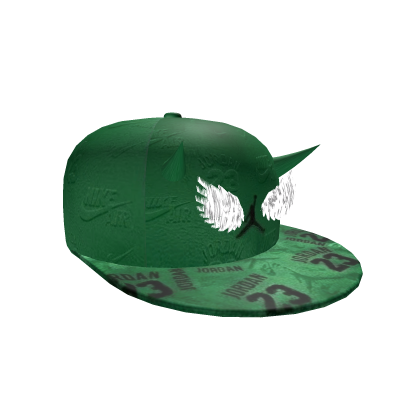Gorra effect alas verde