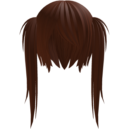 messy auburn twintails Roblox item