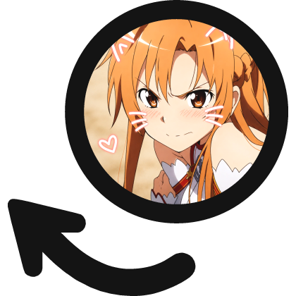 Asuna Yuuki Meme Circle