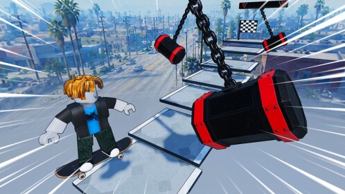 Challenge the Skate Obby : G-SHOCK