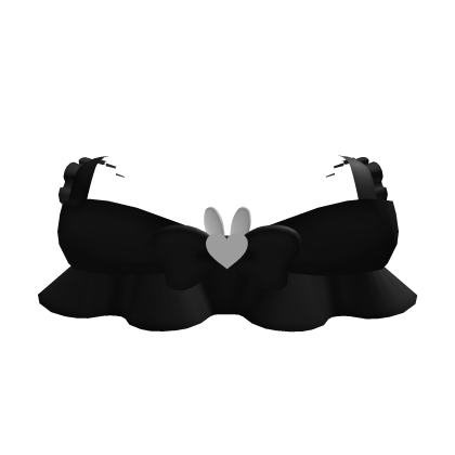 cute black bunny top