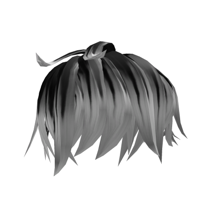 Stylish Messy Spiky Anime Boys Emo Hair/Y2K(White) Roblox item