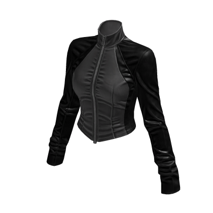 New York Street Racer Jacket (Grey Black)