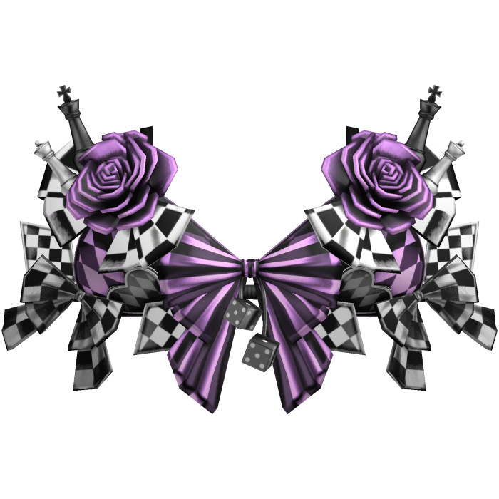 Checkered Chess Piece Corset Top Roses Pastel Blue